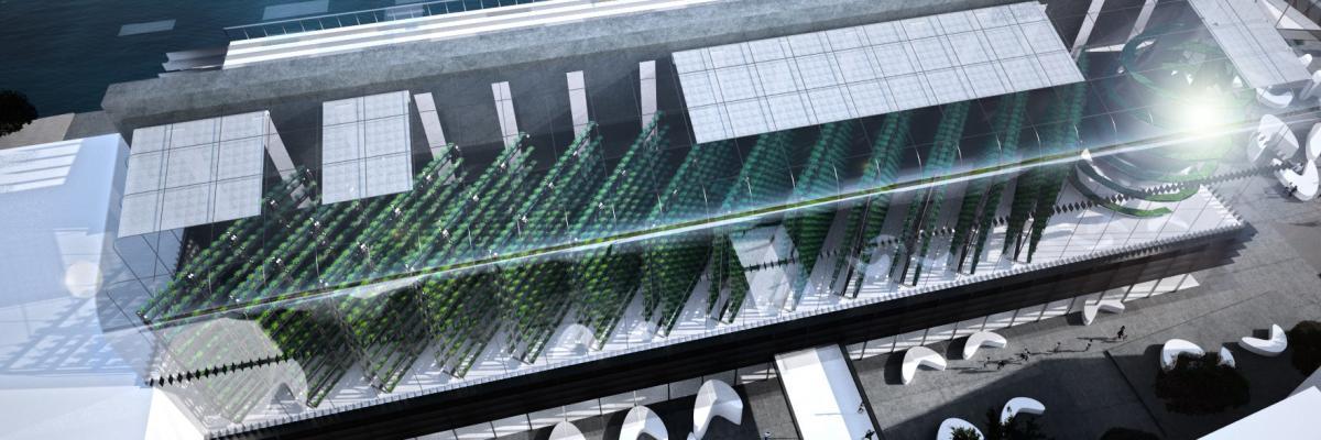 Planned vertical farm Innsbruck (© 2016 vertical farm institute)